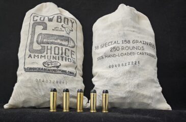 .38 Special 158 Grain “WELLS FARGO BAG” AMMO  NEW ! RNFP HI-TEK COATED~100% HAND LOADED