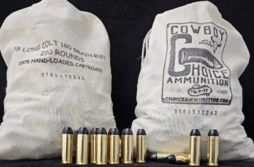 .45 Long Colt 180 Grain "WELLS FARGO BAG" Ammo! Hi-Tek Coated RNFP~100% Hand-Loaded!!
