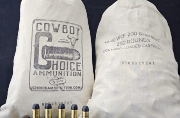 44-40 WCF 200 Grain "WELLS FARGO BAG"  RNFP BLACK Hi-Tek Coated Lead Cowboy Action~100% HAND LOADED!!