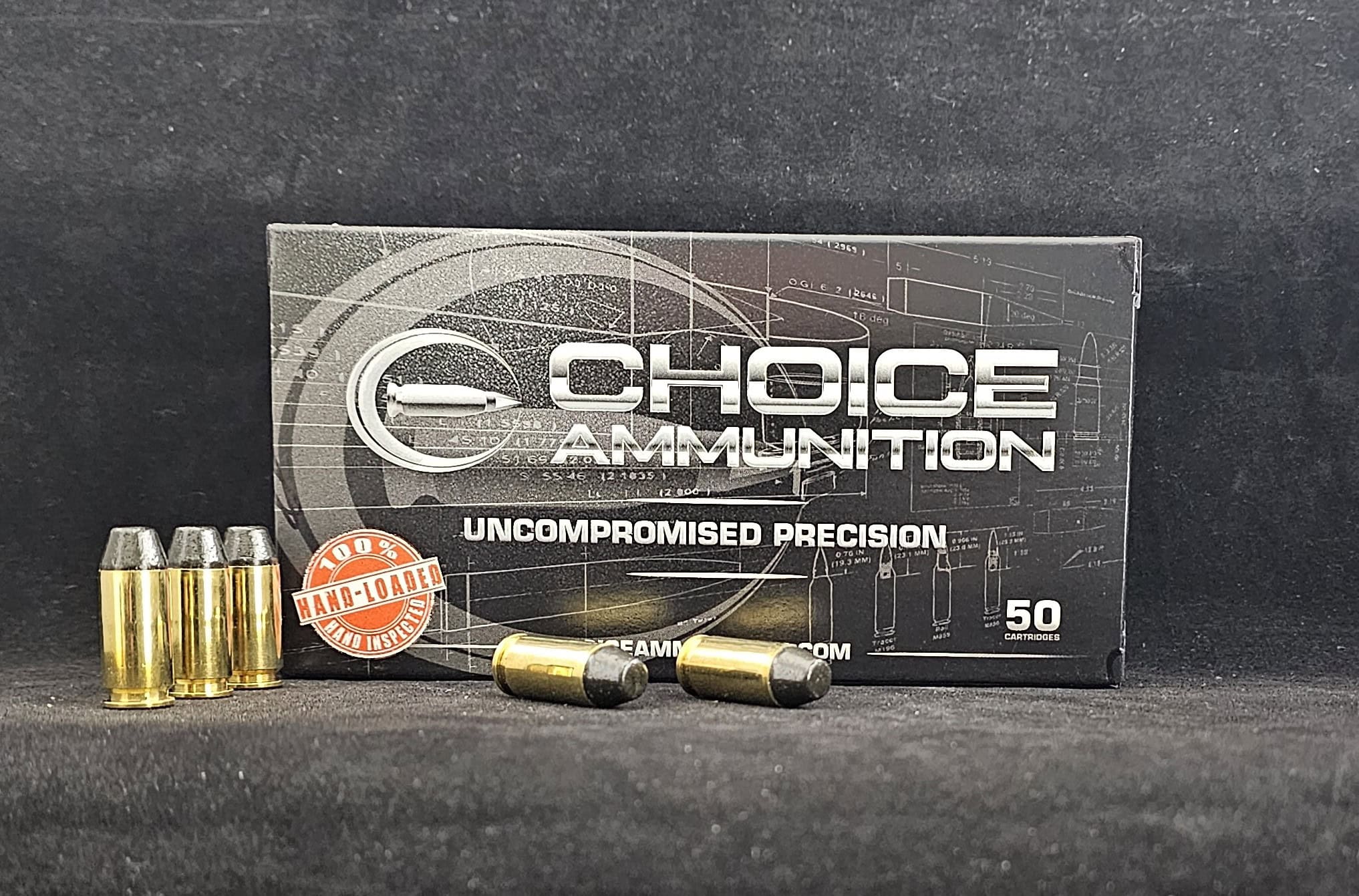 180TCFPL40SW50B Choice Ammunition .40 S&W 180 Grain Hi-Tek Coated Range Ammo~100% Hand Loaded!!