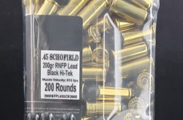 .45 Schofield (S&W) 200 Grain RNFP HI-TEK COATED LEAD~100% HAND-LOADED!!