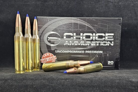 265LRXLF338LAP20 Choice Ammunition .338 Lapua Magnum 280 Grain (Lead Free) BARNES LRX~100% HAND LOADED!!
