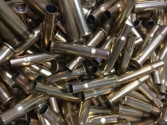 30-30 Winchester once fired brass