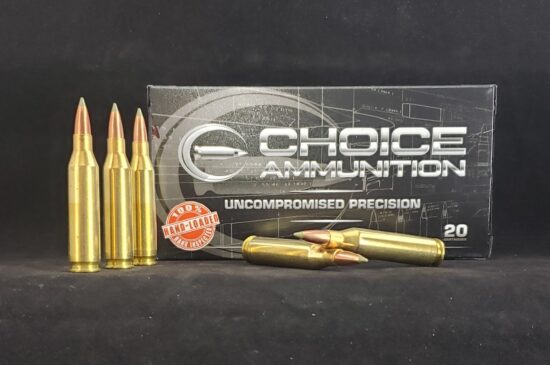 90ETIP243WIN20 Choice Ammunition .243 Winchester 90 Grain NOSLER E-TIP (LEAD FREE)~100% HAND LOADED !!