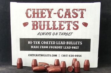 9mm (.356) 147gr FP with Hi-Tek Super Coat Chey-Cast Bullets by Choice! SAMPLE