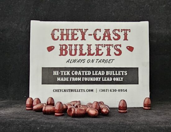 HT09115RN4000 Choice Ammunition Chey-CAst 9mm (.356) 115gr RN with Hi-Tek Super Coat Chey-Cast Bullets by Choice! 500ct