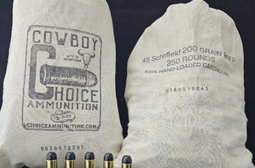 .45 SCHOFIELD 180 GRAIN “WELLS FARGO BAG” AMMO! HI-TEK COATED RNFP~100% HAND-LOADED!!