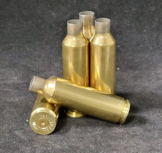 6.8 western once fired brass