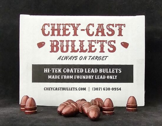 45 Cal (.452) 185gr RN ACP with Hi-Tek Super Coat Chey-Cast Bullets by Choice! 500 ct