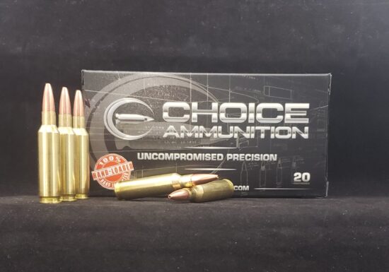 115TSXLF25CREED20 Choice Ammunition 25 Creedmoor 115 Grain Barnes TSX (Lead-free)~100% Hand-loaded!!
