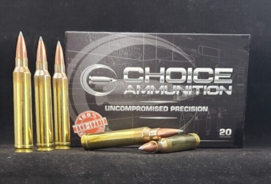 190ABLR300WIN20 Choice Hunting Choice Ammunition .300 Winchester Magnum 190 Grain Nosler AccuBond Long Range~100% Hand Loaded !!